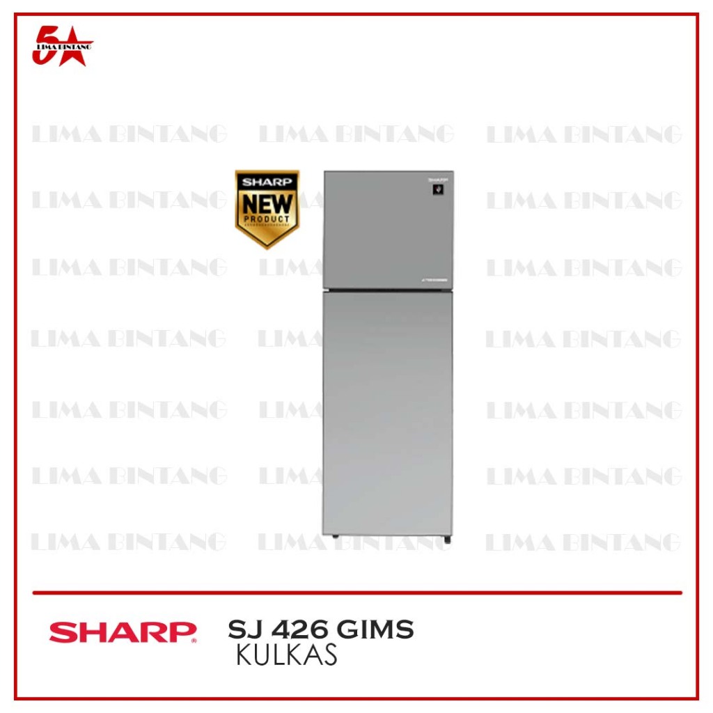 SHARP KULKAS 2 PINTU 315 LITER SJ-426GI-MS / SJ 426 GI MS