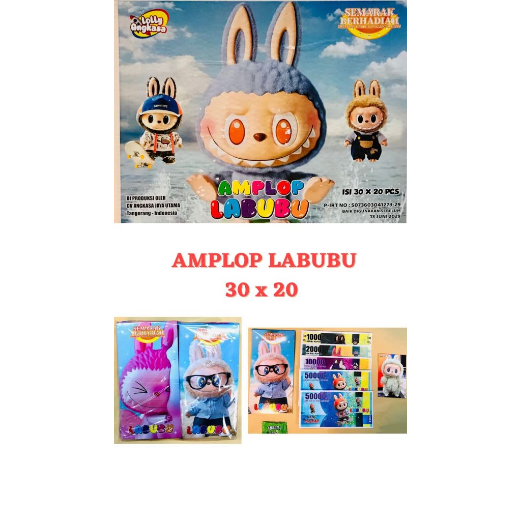 

Permen dengan Hadiah Amplop labubu