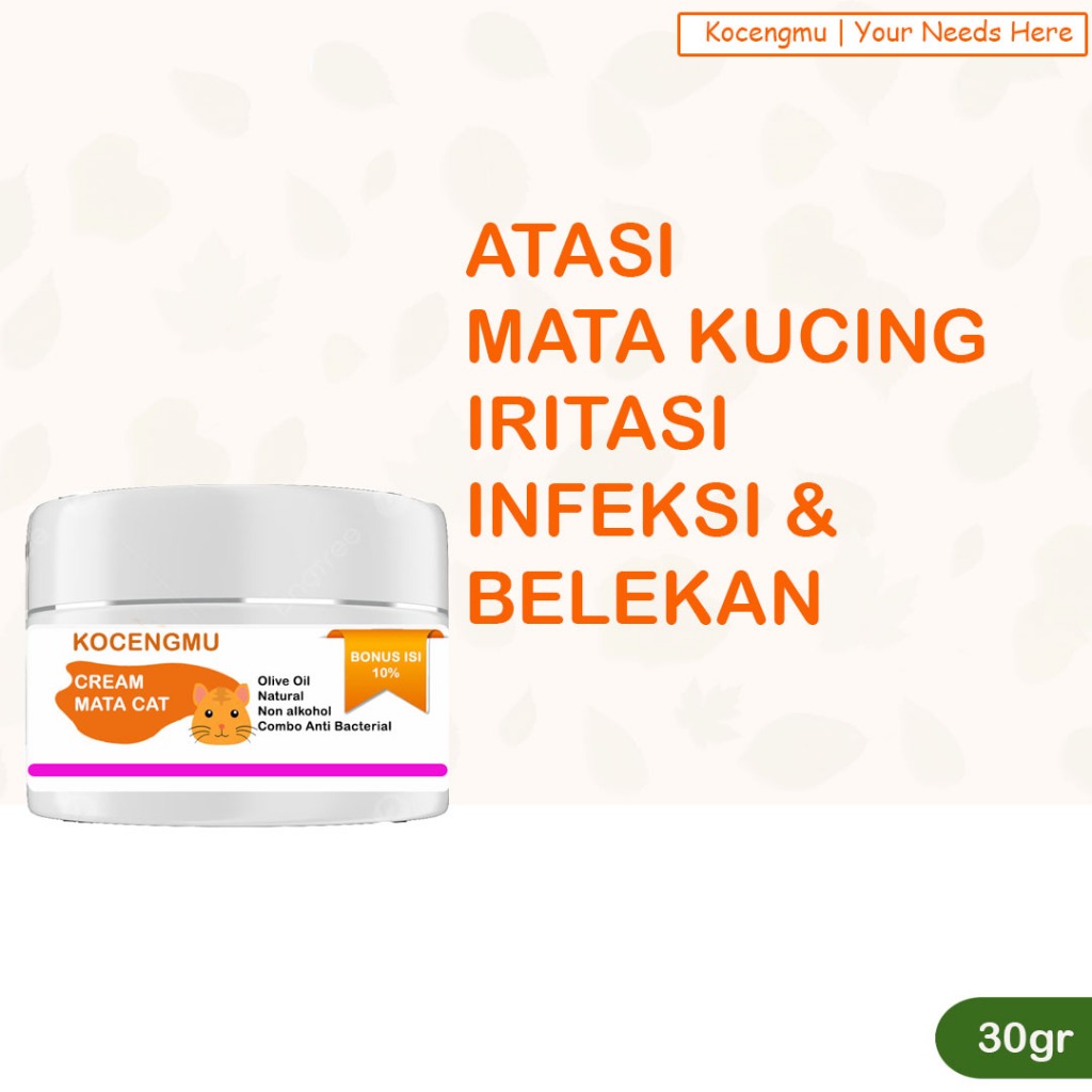 Salep Mata Kucing Belekan Berair Obat Mata Kucing Kocengmu (15ml)