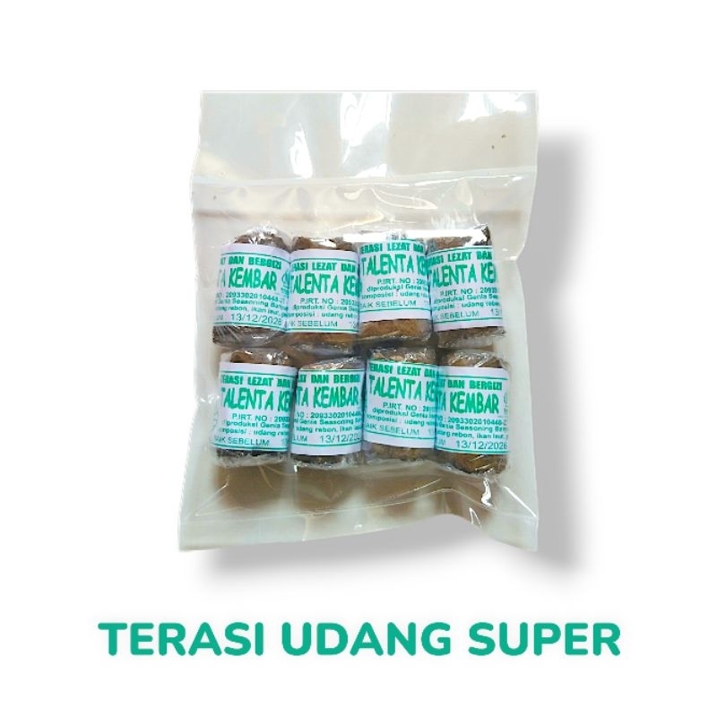 

Terasi Udang Rebon Asli Enak Super Gurih Home Made isi 8 pcs- Terasi Basah - Terasi Mentah