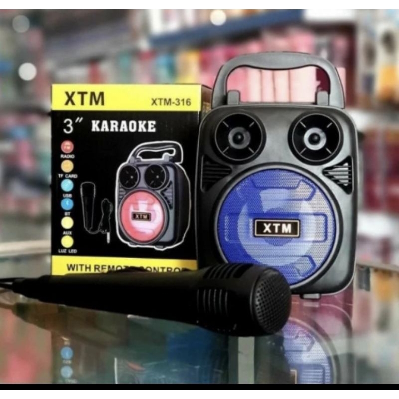 SPEAKER BLUETOOTH+MIC KAROKE XTM 316 SPEAKER BLUETOOTH  KAROKE