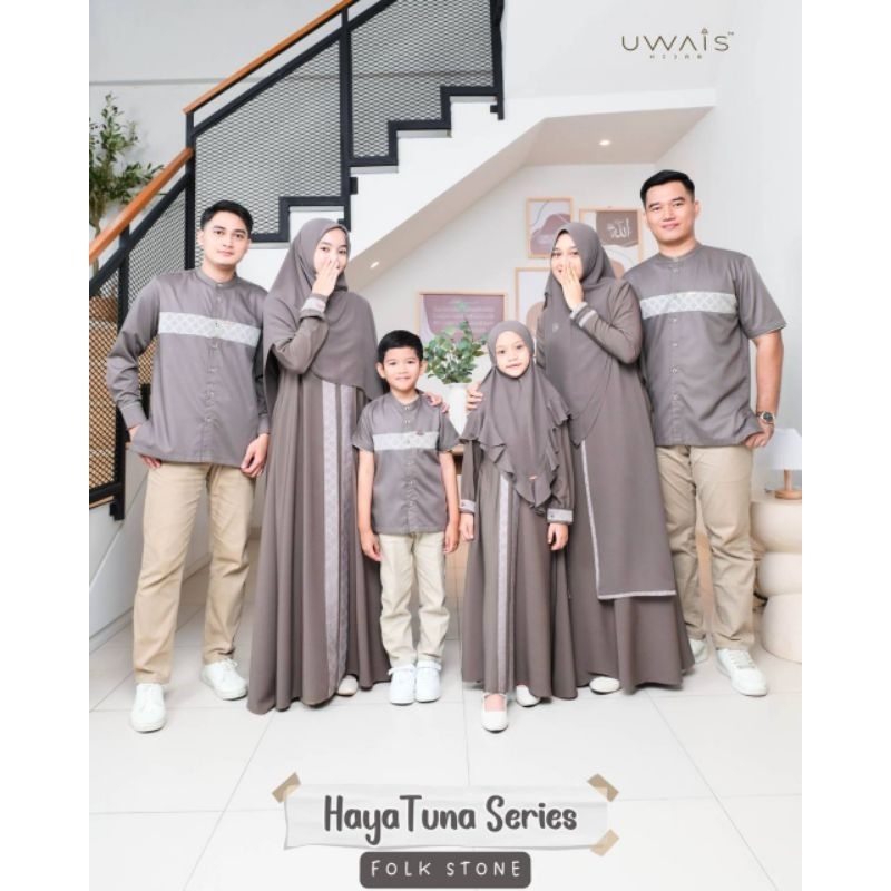 (PRE ORDER) Uwais Hijab Sarimbit Hayatuna Series Set Couple Keluarga Sarimbit 2025