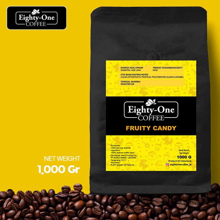 

Fruity Candy Eighty-One Coffee | Kopi Arabika 100%