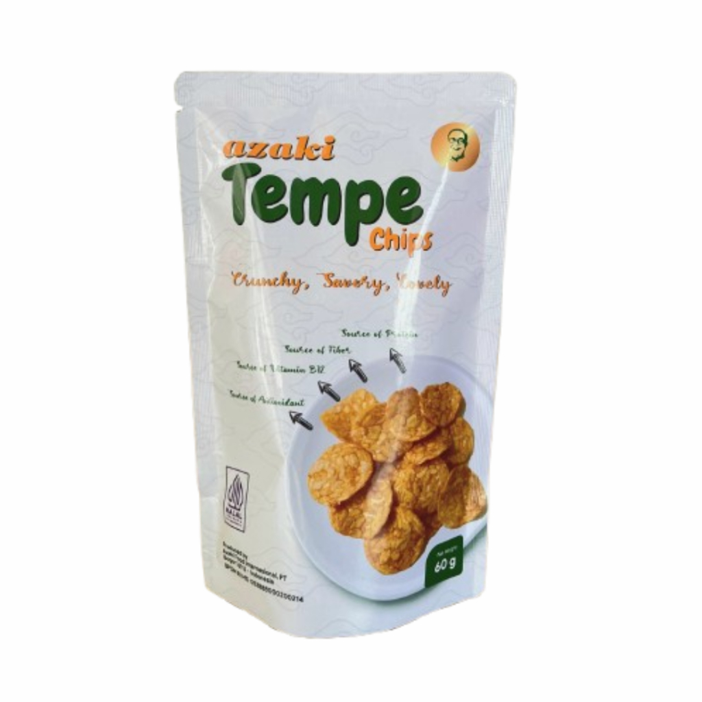 

Keripik Tempe Azaki Crispy kemasan Pouch