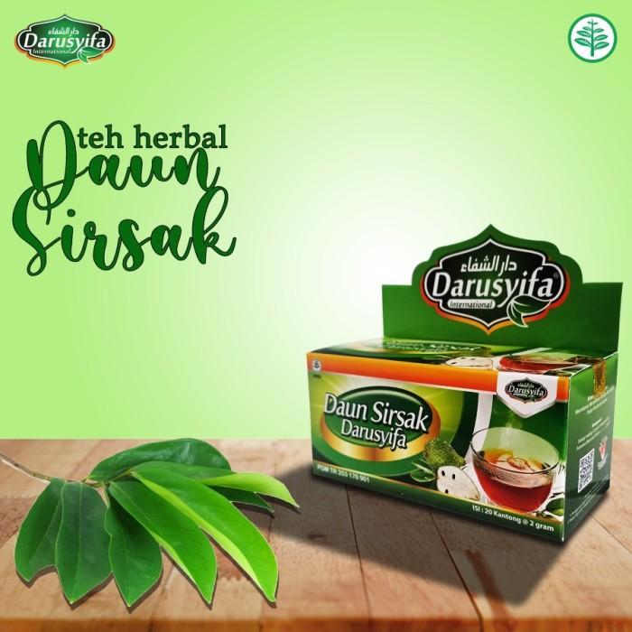 

Teh Celup Daun Sirsak Isi 20 Darusyifa Membantu Melangsingkan Kanker, Anti Tumor, Anti Miom, Obat Herbal