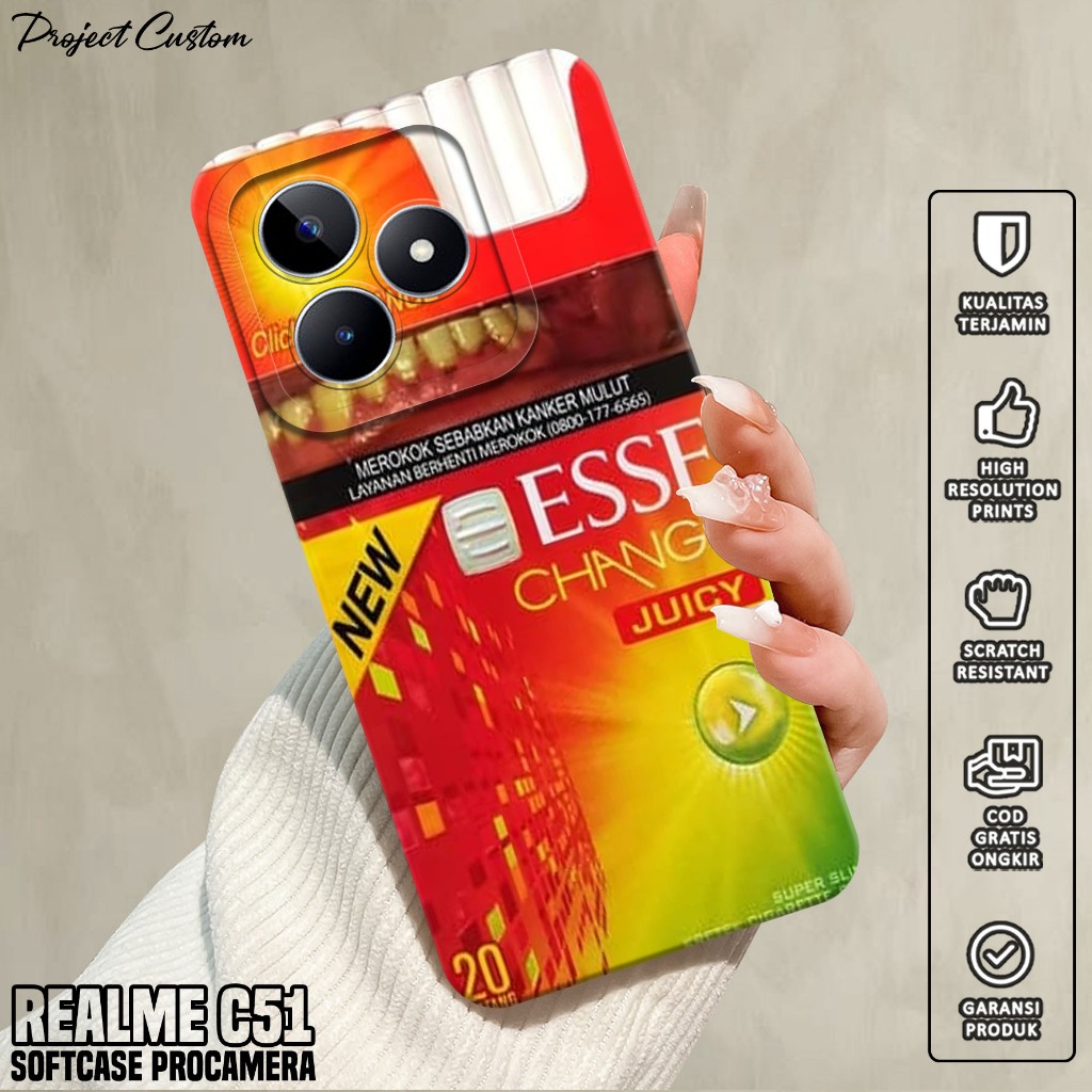 Softcase Hp REALME C51 - Casing Hp REALME C51 ( ESS ) Silikon Hp REALME C51 - Case Hp REALME C51 - C