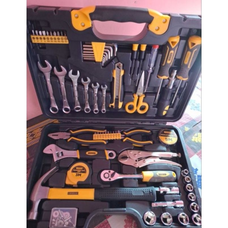 Set Perkakas Kunci Mekanik Krisbow 63 Pcs tool kit toolkit krisbow