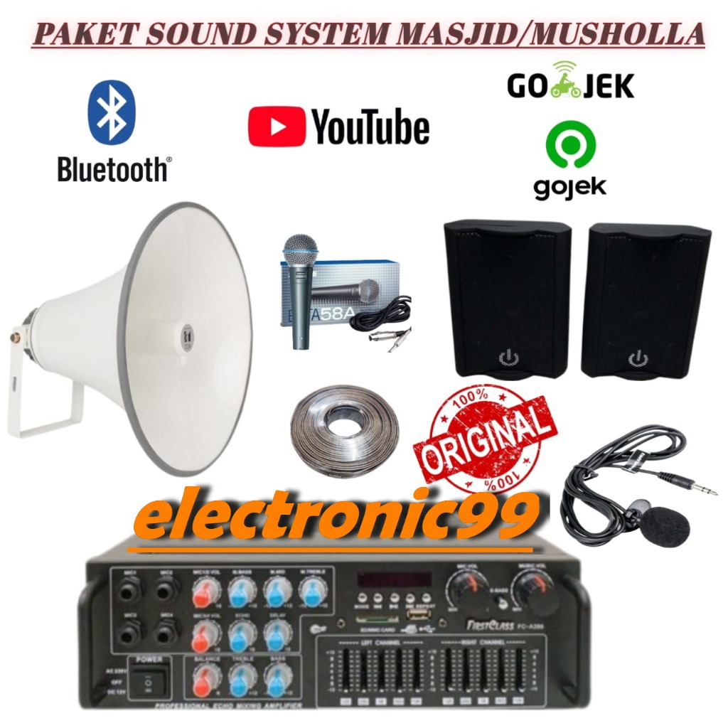 paket sound system Masjid musholla lengkap