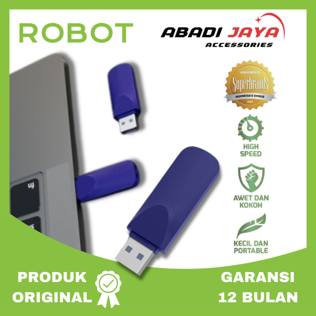 ROBOT RF508 / RF516 Flashdrive / Flashdisk 8GB, 16GB USB 3.0