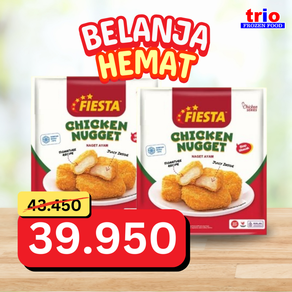 

Fiesta Chicken Nugget / Naget Ayam 400 gr