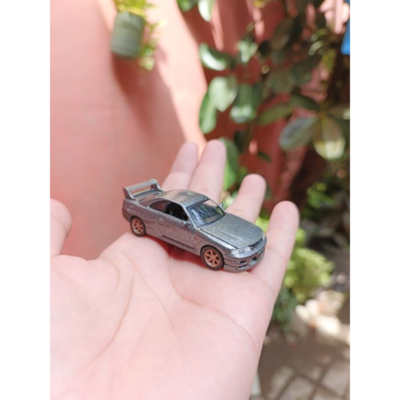 Diecast Targa Taccar NISSAN SKYLINE GT-R R33 Grey 1/64 Miniscale Loose VHTF