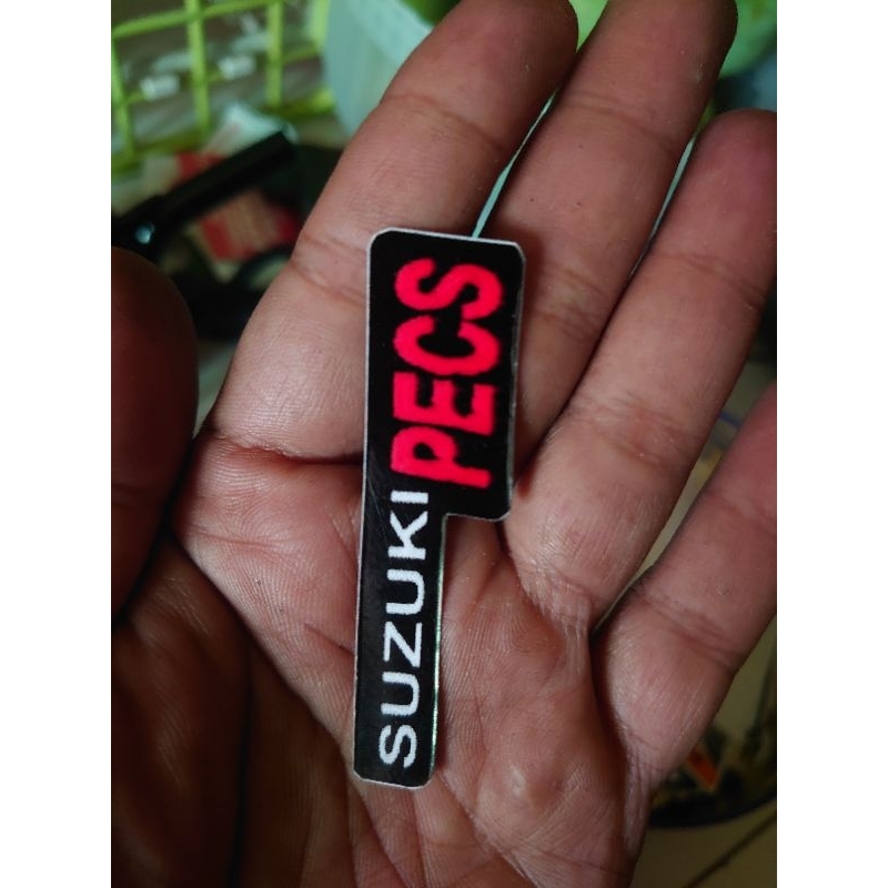 stiker PECS tutup gir depan Suzuki tornado crystal sprinter rc100 rc80