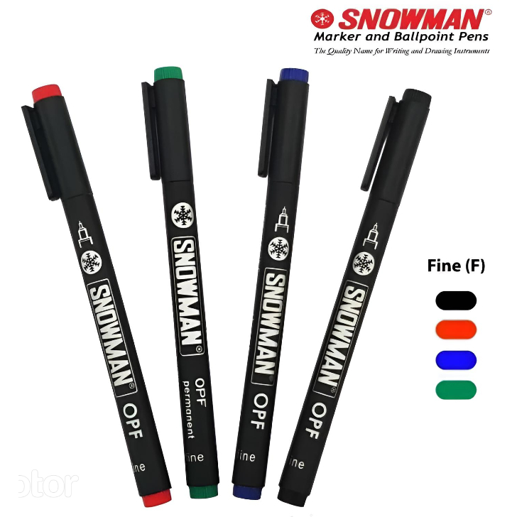 

Spidol Snowman OHP OPM Set 4