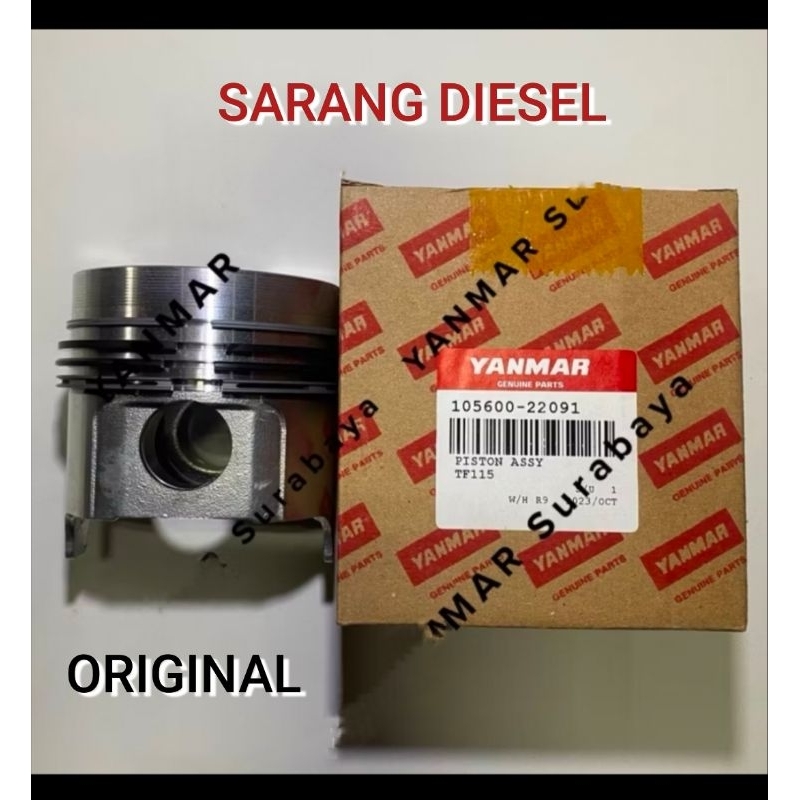 PISTON ASSY YANMAR TF 115 ( 105600- 22091 ) SEHER YANMAR TF 115 ORIGINAL YANMAR