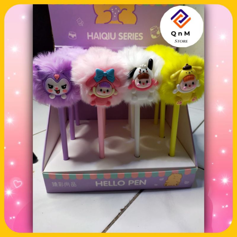 

PULPEN BULU POM POM SANRIO PREMIUM LUCU BANGET TREND / KUROMI MELODY POMPOMPURIN POCHACHO ALAT TULIS SANRIO / PULPEN TERBARU / LABUBU
