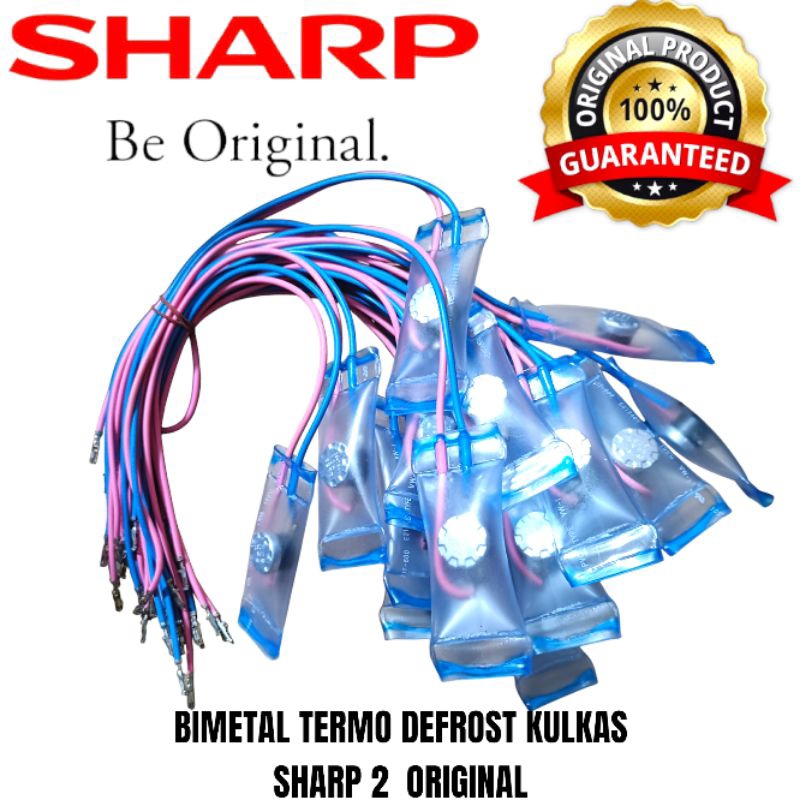 DEFROST THERMO - BIMETAL OTOMATIS PENDINGIN KULKAS 2 PINTU SHARP ORIGINAL