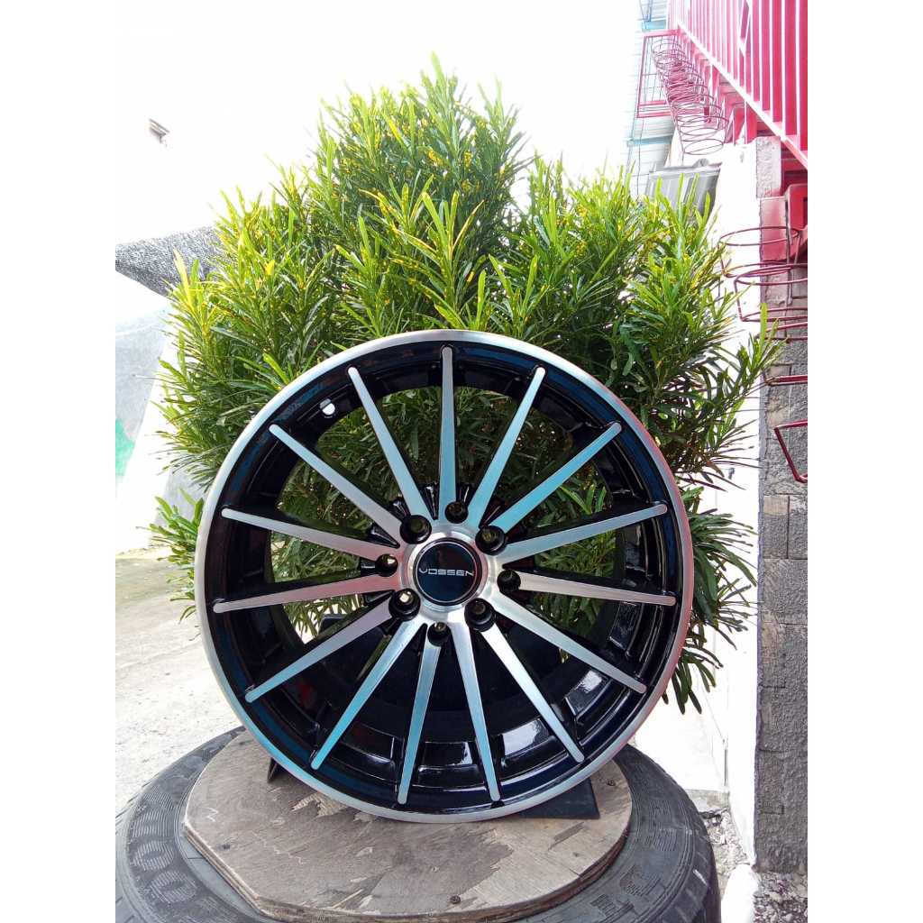 Velg Vossen R16 Hol 8 Warna Black Polish