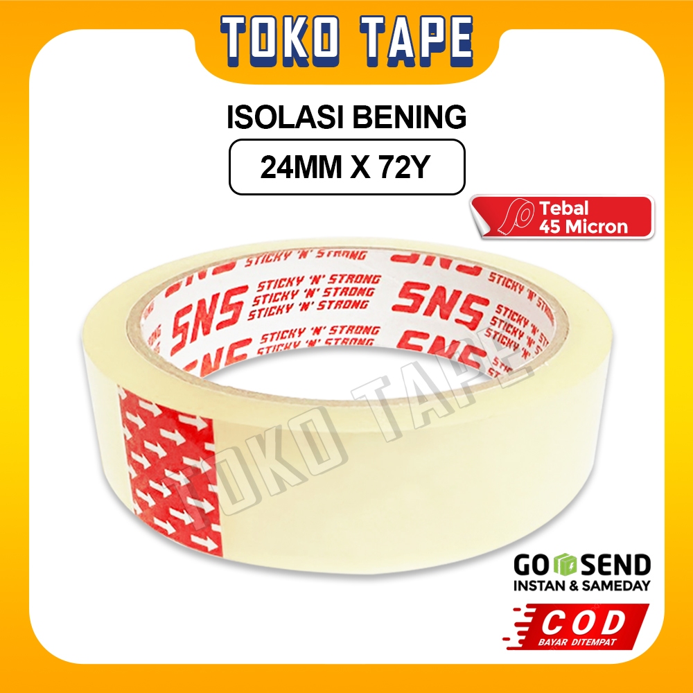 

ISOLASI BENING 1 INCH 24 MM x 72 YARD SNS KUALITAS NACHI DAIMARU