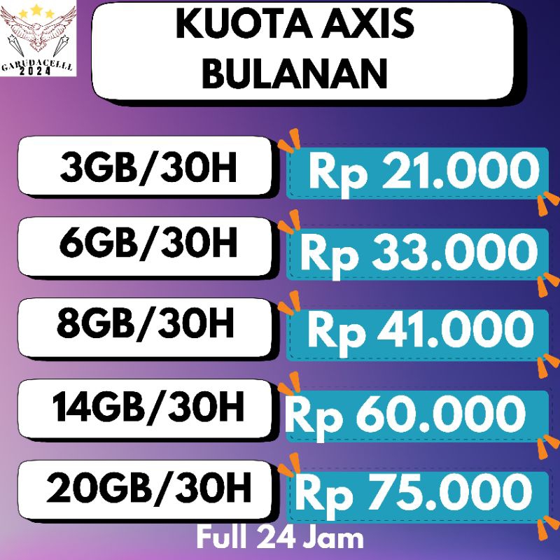 PAKET DATA AXIS BULANAN