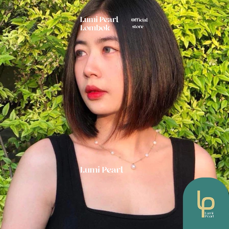 BERSERTIFIKAT Kalung Mutiara Air tawar Edison Asli | Kalung mutiara Lombok Asli | Mutiara Air tawar 