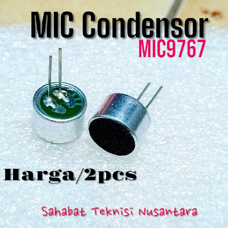 @2pcs mic Condensor 9767 | Microphone kondensor | mic kondensor