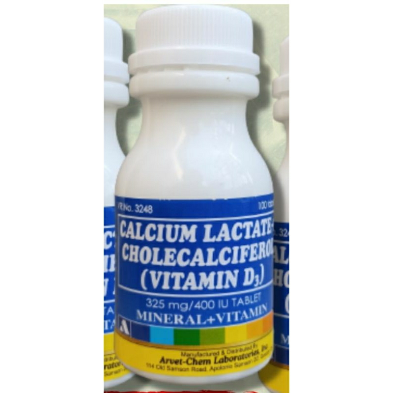 Calcium Lactate Kalsium Tulang Kalk Ayam Aduan Filiphin