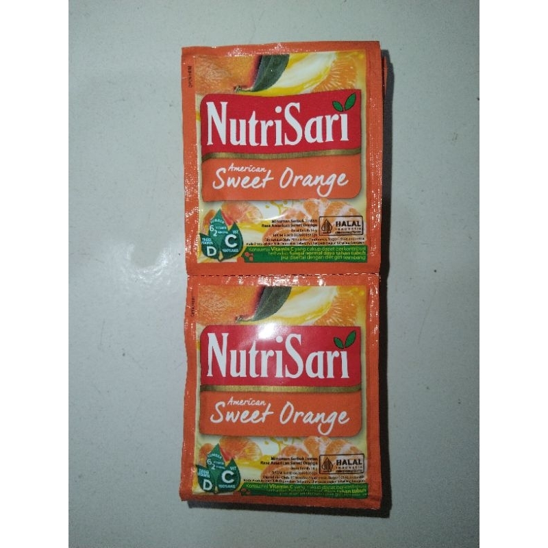 

nutrisari american sweet orange 14g x 10bks minuman serbuk instan rasa jeruk 1 renceng