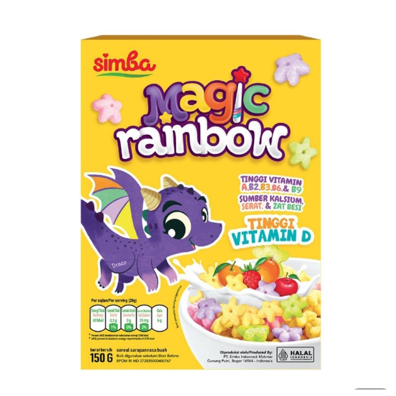 

Simba Magic Rainbow Sereal Rasa Buah 150 g