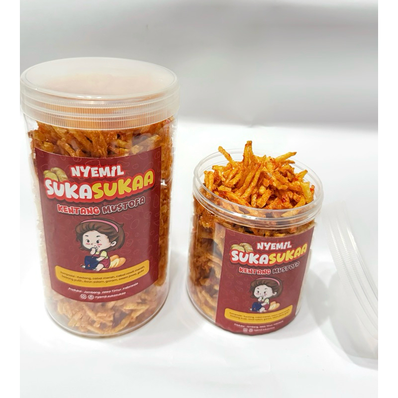 

KENTANG MUSTOFA PEDAS MANIS 1000 ML/600 ML BY Nyemil Suka Sukaa