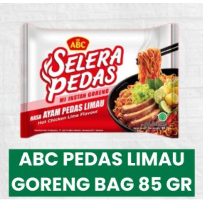 

Mie ABC Pedas Limau Goreng