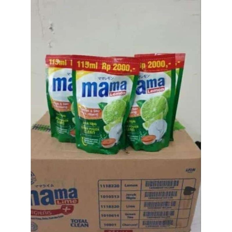 Mama lemon mama lime sabun cuci piring