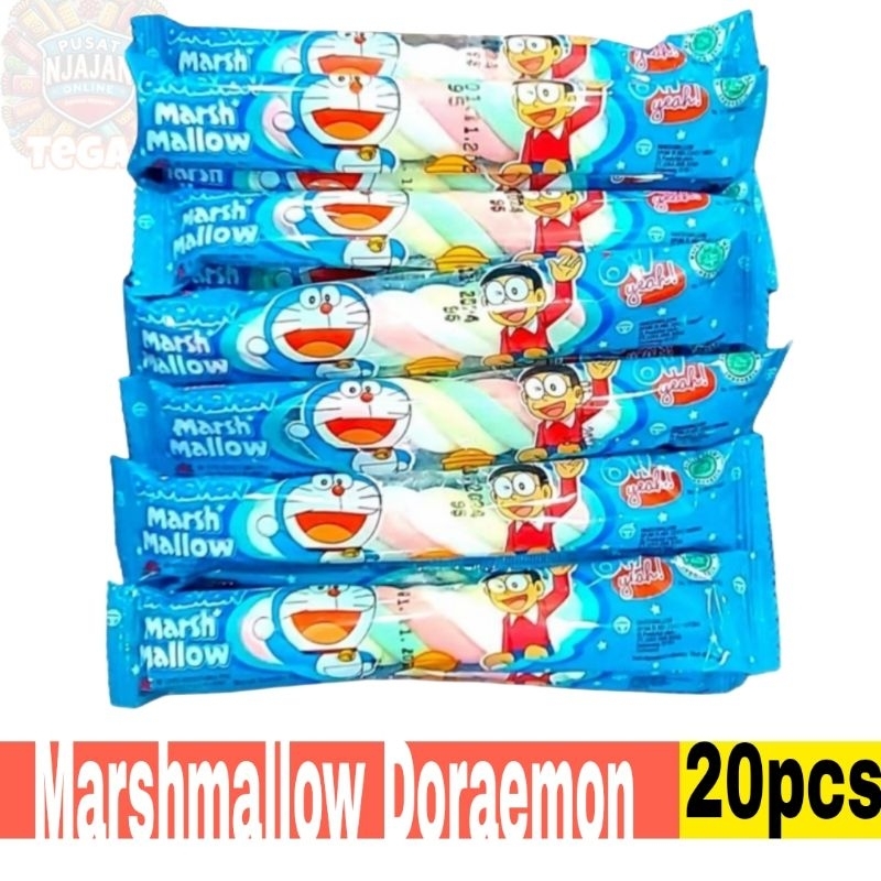 

Marshmallow Kepang Doraemon isi 20 pcs