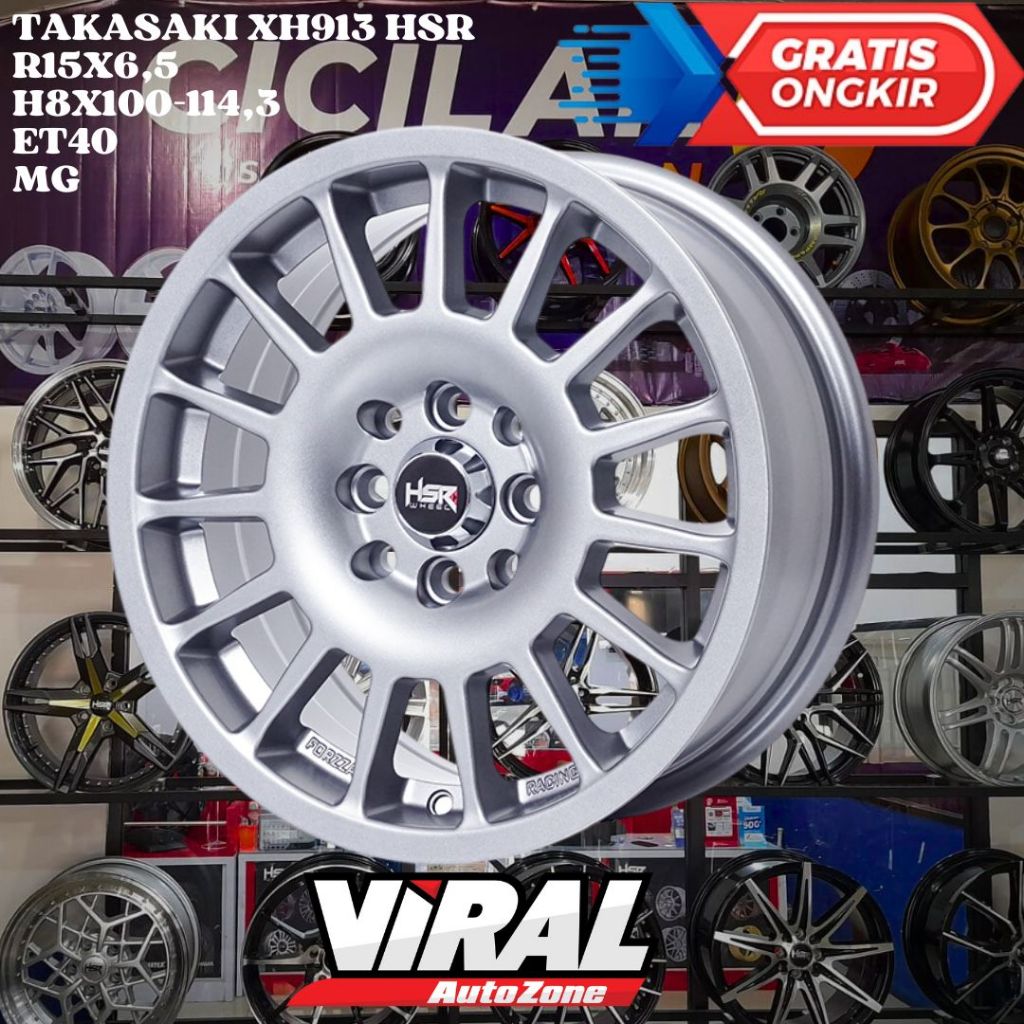 Velg Mobil LANCER , GALANT , AVEGA , ACCENT , HSR TAKASAKI RING 15 R15