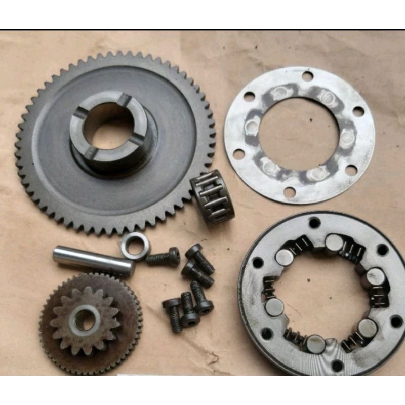 Oneway gigi penghantar stater gigi oneway + pelor set megapro mono crf 150 cb 150 versa 150 original