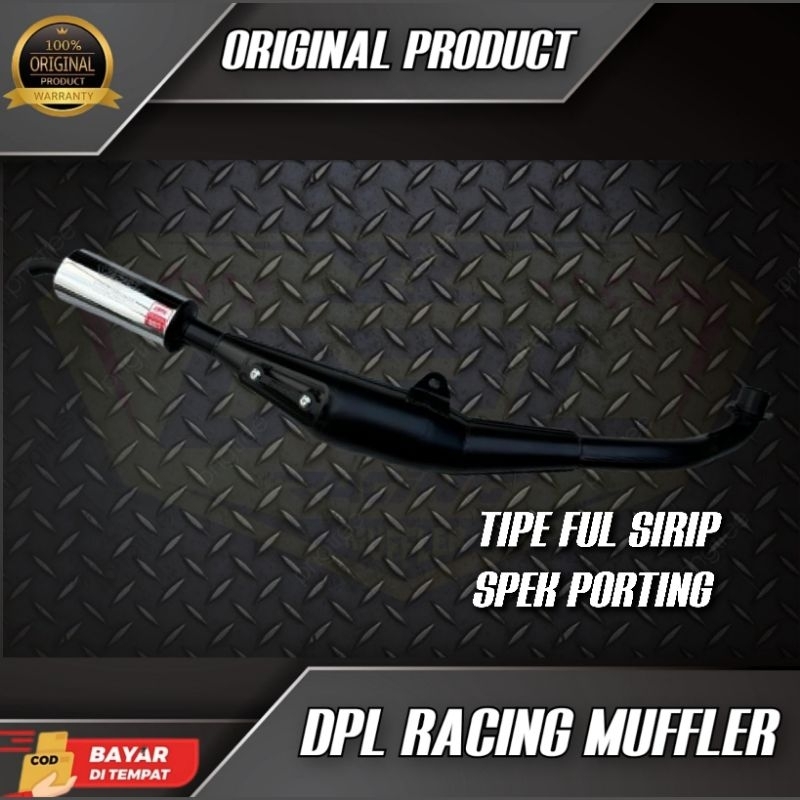 KNALPOT FIZ R STANDAR RACING BY DPL RACING MUFFLER SUARA MREPET BUKAN AHM VND IRS NXL KBRS FJP CMN