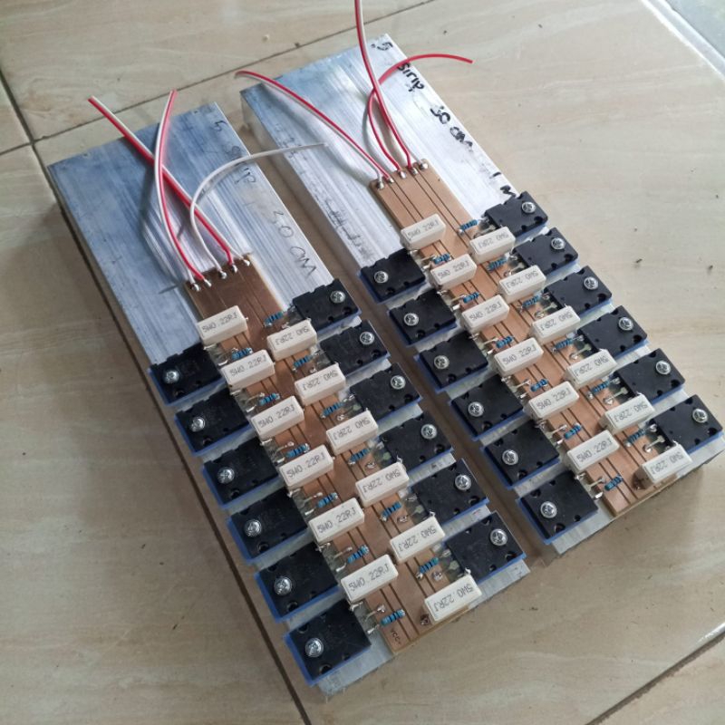 promo beli 1 dapat 2 pasang pendingin 30 cm plus final 6 set transistor toshiba 5200/1943