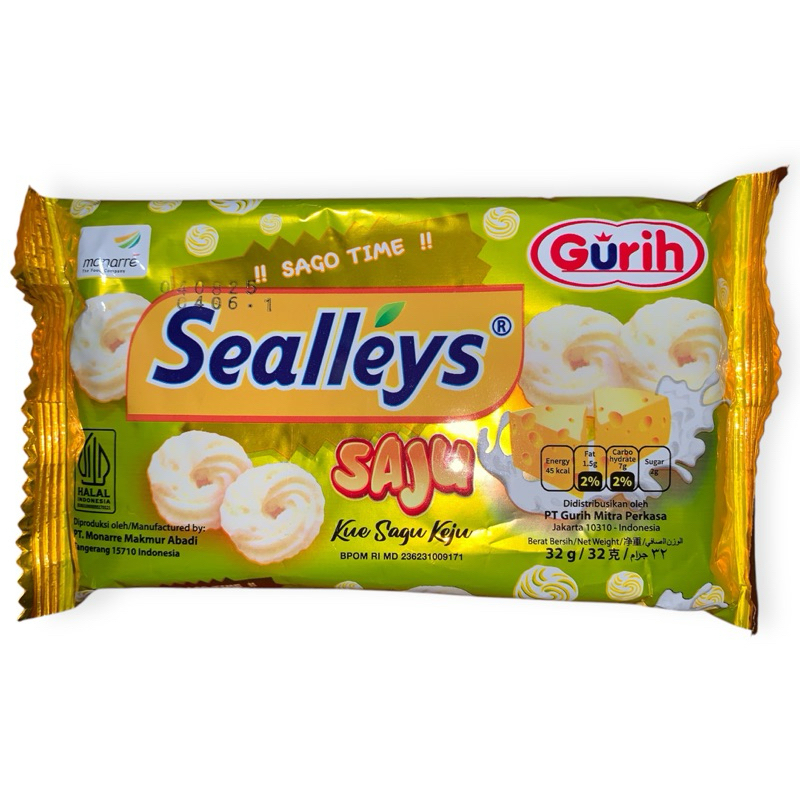 

SEALLEYS SAJU - KUE SAGU KEJU (32g)