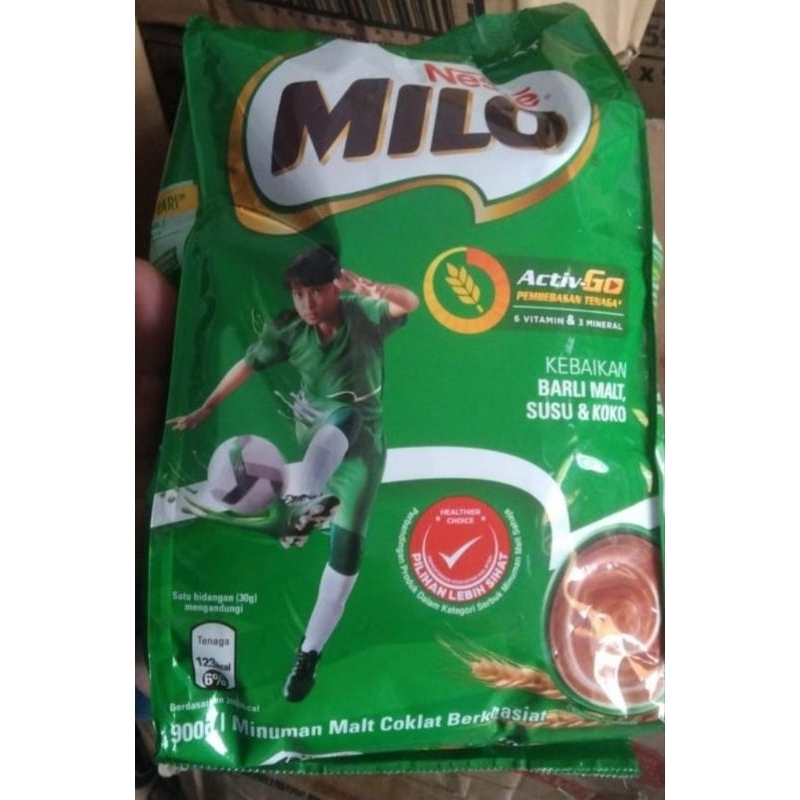 

Milo 900gr kemasan baru