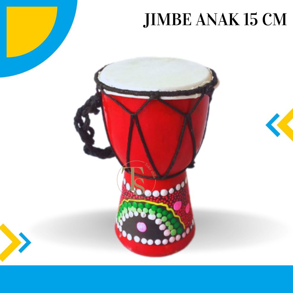 Diskon Surprise Gendang Jimbe anak hadroh ukuran 15 cm