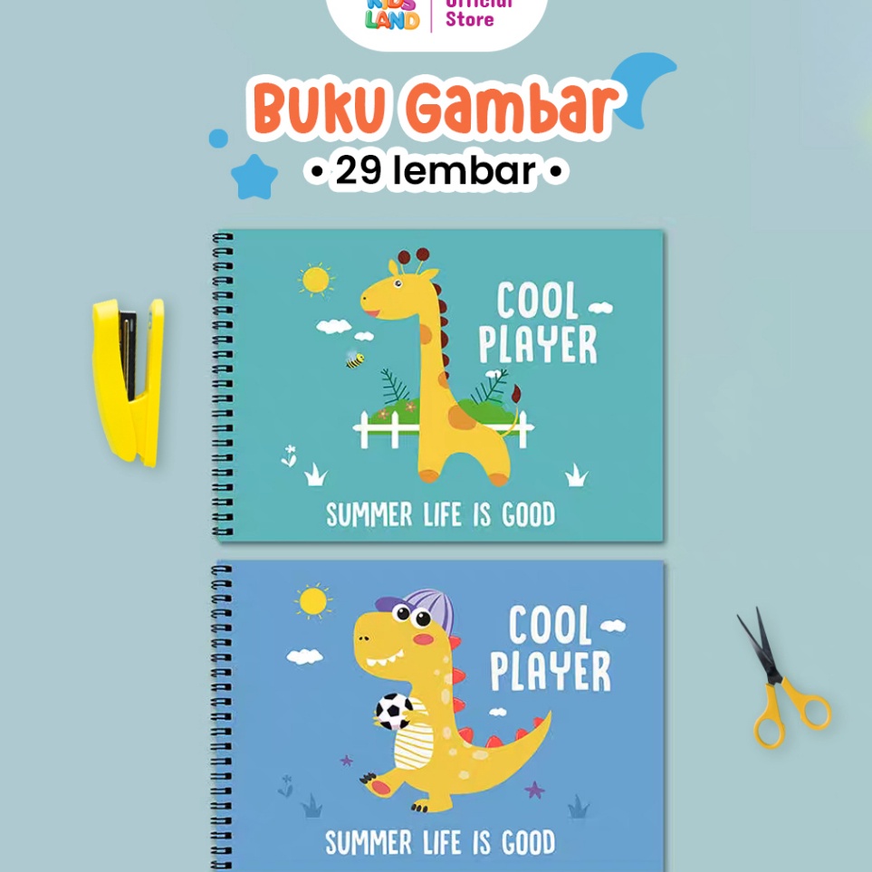 

Buruan Stok KIDS LAND Buku Menggambar Buku Gambar Mewarnai Buku Gambar Polos Buku Gambar A4Cute Painting Book