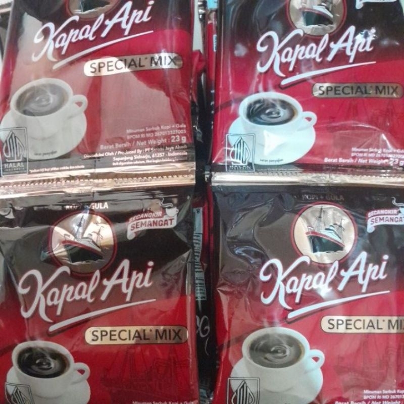 

KOPI KAPAL API SPECIAL MIX 23G X 2 RENCENG/ 20 SACHET