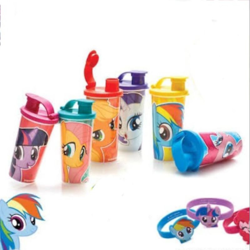 Tupperware Tumbler Little Pony 1 pcs gelas minum anak.