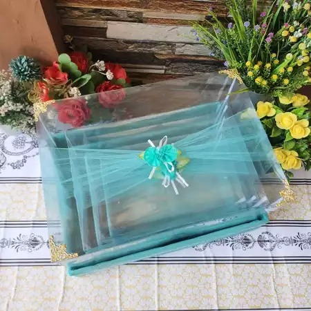 RB kotak hantaran seserahan kotak hantaran pernikahan mika tile satuan 1 sett isi 2