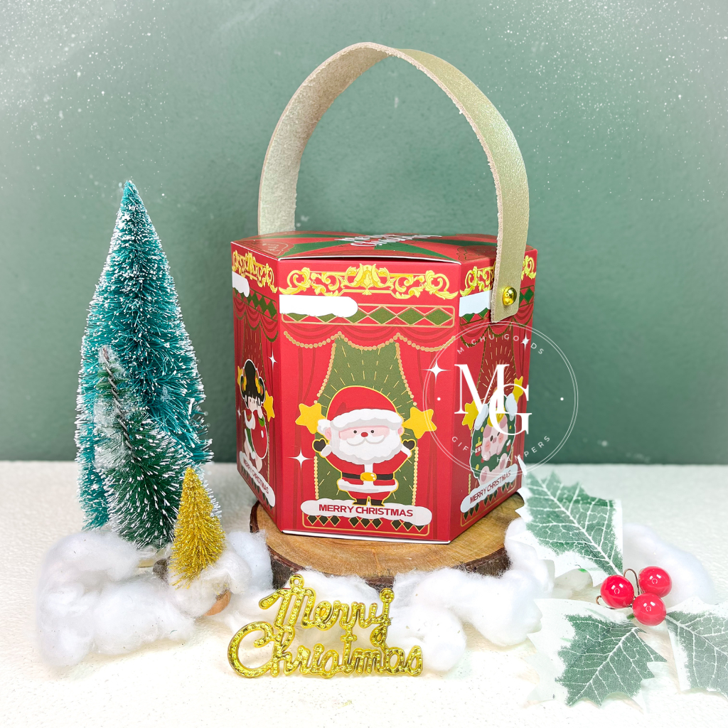 

(Ready Stock) Hampers Blind Box Christmas Premium Set / Parcel Box Hampers / Tukar Kado Natal / Hadiah Natal / Xmas Gift