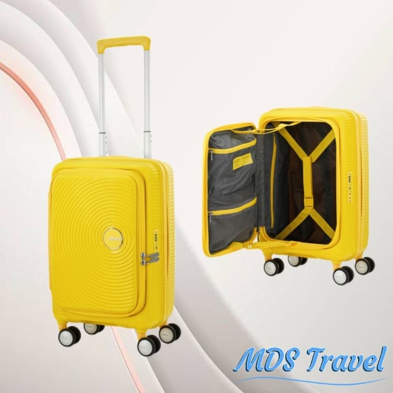 Koper 20 inch American Tourister Curio Original Yellow