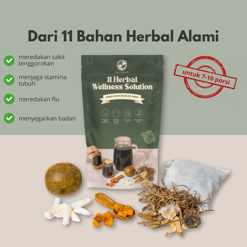 

11 Herbal Wellness Solution (luo han guo liang teh)