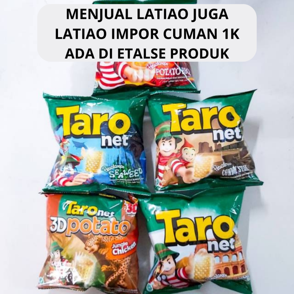 

Cemilan Ringan Taro Snack Taro Cemilan Anak Dewasa Remaja Camilan Khas China Stick Tendon Crab Stick Seafood Jajanan Impor Enak Manis Asin Pedas HALAL