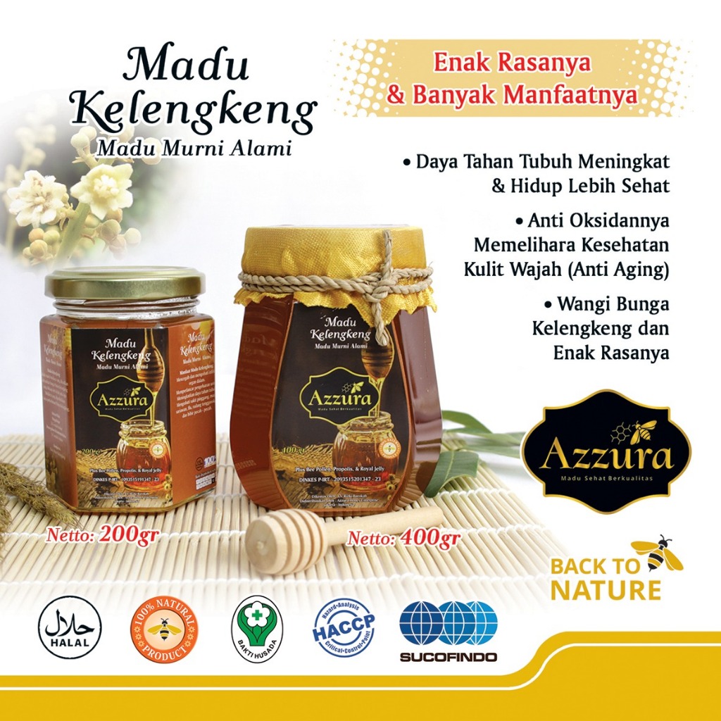 

Madu Azzura Kelengkeng Asli Murni