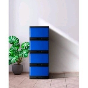 RAK CONTAINER SUSUN 4 MIRACLE KONTENER LEMARI LACI PLASTIK KABINET