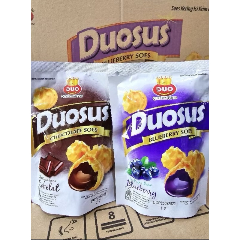 

DUOSUS COKLAT DAN BLUEBERRY @35gr / KUE SUS